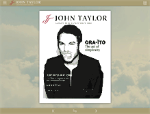 Tablet Screenshot of magazine.john-taylor.com
